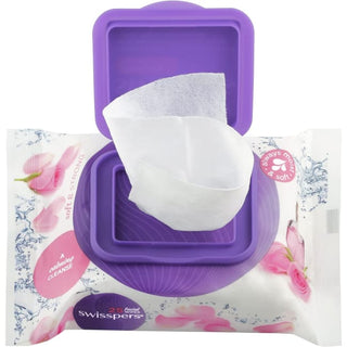 Swisspers Micellar And Rosewater Facial Wipes - 25 Pack - Face Wipes