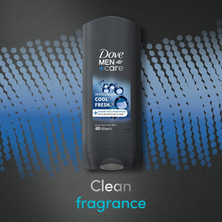 Dove Men+Care Invigorating Cool Fresh Body, Face & Hair Wash - 400ml
