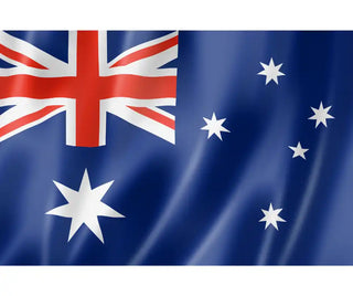 A waving Australian flag.