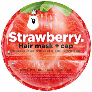 Bear Fruits Strawberry Hair Mask + Cap - Hair Mask