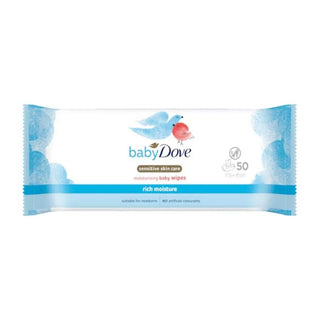 Dove Baby Rich Moisture Sensitive Baby Wipes 50 Pack - Baby Wipes