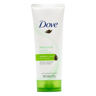 Dove Deep Pure Oil Control Facial Cleanser - 100g - Cleanser