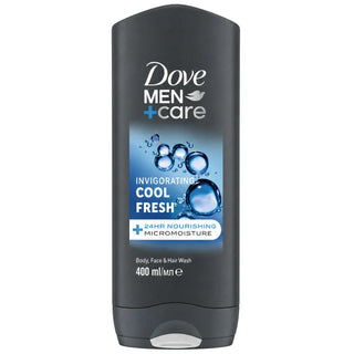 Dove Men + Care Invigorating Cool Fresh Body Face & Hair Wash - 400ml - Body Wash