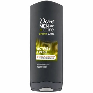 Dove Men + Care Sport Care Active + Fresh Body Face & Hair Wash - 400ml - Body Wash