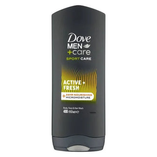 Dove Men + Care Sport Care Active + Fresh Body Face & Hair Wash - 400ml - Body Wash