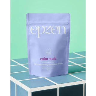 Epzen Calm Soak 100% Natural Magnesium Bath Flakes - 500g - Flakes