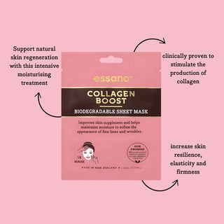 Essano Collagen Boost Biodegradable Sheet Mask - Mask