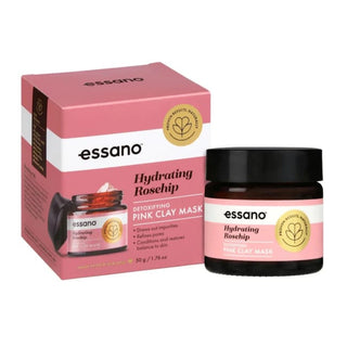 Essano Hydrating Rosehip Detoxifying Pink Clay Mask - 50g - Mask