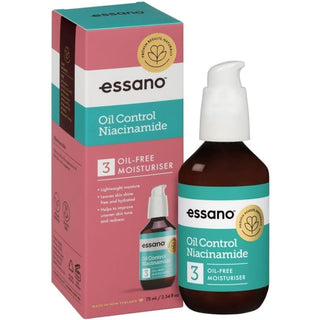 Essano Oil Control Niacinamide Oil-Free Moisturiser - 75ml - Face Moisturiser