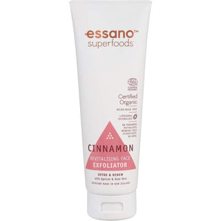 Essano Superfoods Certified Organic Cinnamon Revitalising Face Exfoliator - 100ml - Exfoliator