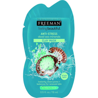 Freeman Anti-Stress Dead Sea Minerals Clay Mask - 15ml - Mask