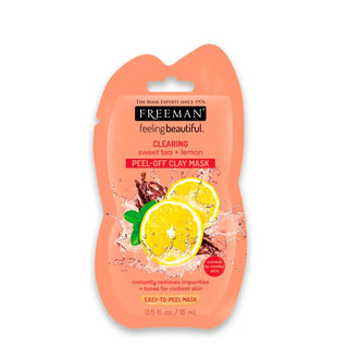 Freeman Clearing Sweet Tea + Lemon Peel-Off Clay Mask - 15ml - Mask