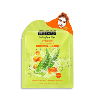 Freeman Hydrating Aloe + Seaberry Sheet Mask - Mask