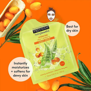 Freeman Hydrating Aloe + Seaberry Sheet Mask - Mask