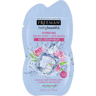 Freeman Hydrating Glacier Water + Pink Peony Gel Cream Mask - 15ml - Mask