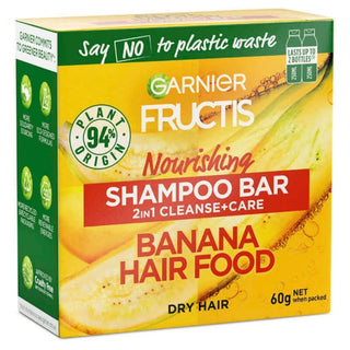 Garnier Fructis Banana Hair Food 2-in-1 Shampoo Bar - 60g - Shampoo