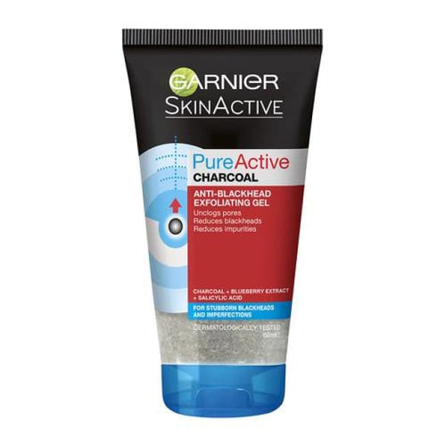 Garnier Skin Active Pure Active Anti-Blackhead Charcoal Exfoliating Gel - Exfoliator