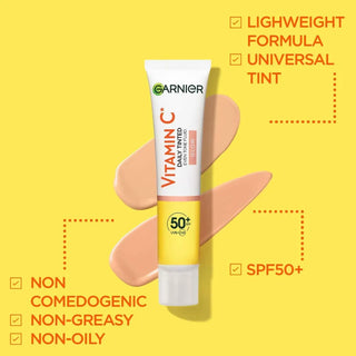 Garnier Vitamin C Daily Tinted Even Tone Fluid with SPF50+ - BB Cream