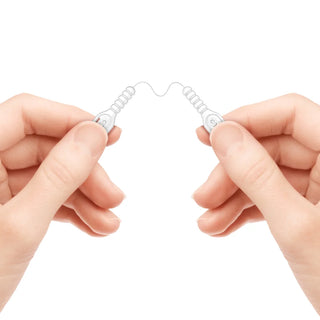 GO2 Dentagenie Gripper Fine Flosstrips with Grips 60pk - Dental Floss