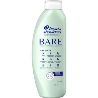 Head & Shoulders BARE Pure Clean Shampoo - 400ml - Shampoo