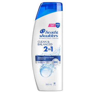 Head & Shoulders Clean & Balanced 2 in 1 Anti-Dandruff Shampoo & Conditioner - 350ml - Shampoo