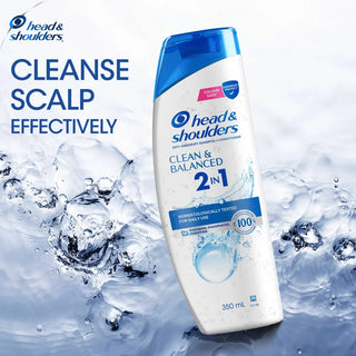 Head & Shoulders Clean & Balanced 2 in 1 Anti-Dandruff Shampoo & Conditioner - 350ml - Shampoo