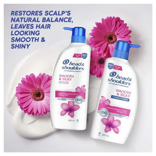 Head & Shoulders Smooth & Silky Anti-Dandruff Shampoo - 850ml - Shampoo
