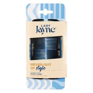 Lady Jayne Pocket Comb 2 Pack - Hair Comb