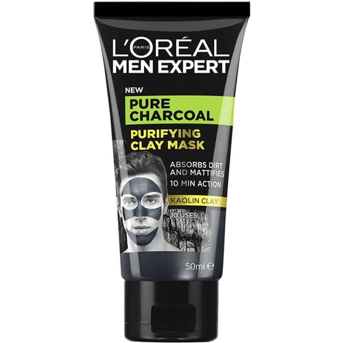 L’Oréal Men Expert Pure Charcoal Purifying Clay Mask - Mask