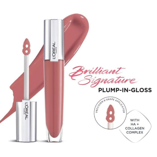 L’Oréal Paris Brilliant Signature Plumping Gloss - I Heighten - Lipstick