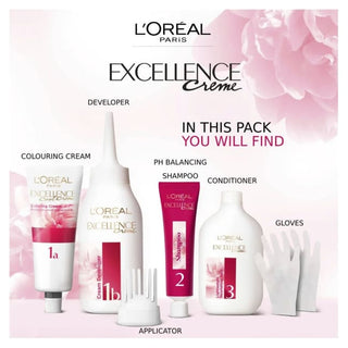 L’Oréal Paris Excellence Creme Hair Colour 1 Black - Hair Colour