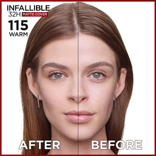 L’Oréal Paris Infallible 32H Matte Cover Foundation With 4% Niacinamide - 115 - Foundation