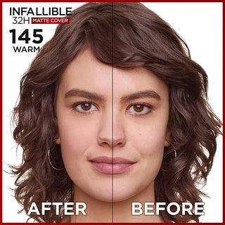 L’Oréal Paris Infallible 32H Matte Cover Foundation With 4% Niacinamide - 145 - Foundation