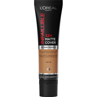 L’Oréal Paris Infallible 32H Matte Cover Foundation With 4% Niacinamide - 230 - Foundation