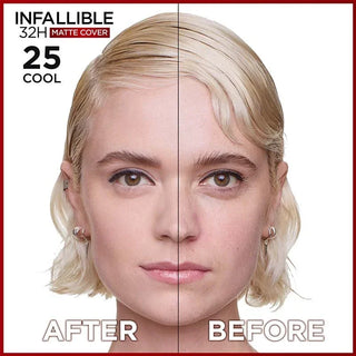 L’Oréal Paris Infallible 32H Matte Cover Foundation With 4% Niacinamide - 25 - Foundation
