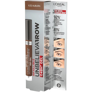 L’Oréal Paris Infallible Brows 48H Unbelievabrow Gel 6.32 Auburn Brow Mascara