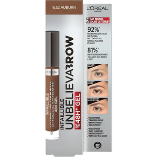 L’Oréal Paris Infallible Brows 48H Unbelievabrow Gel 6.32 Auburn Brow Mascara