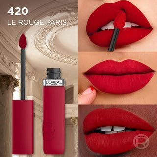 L’Oréal Paris Infallible Le Matte Resistance Liquid Lipstick - Le Rouge Paris 420 - Lipstick