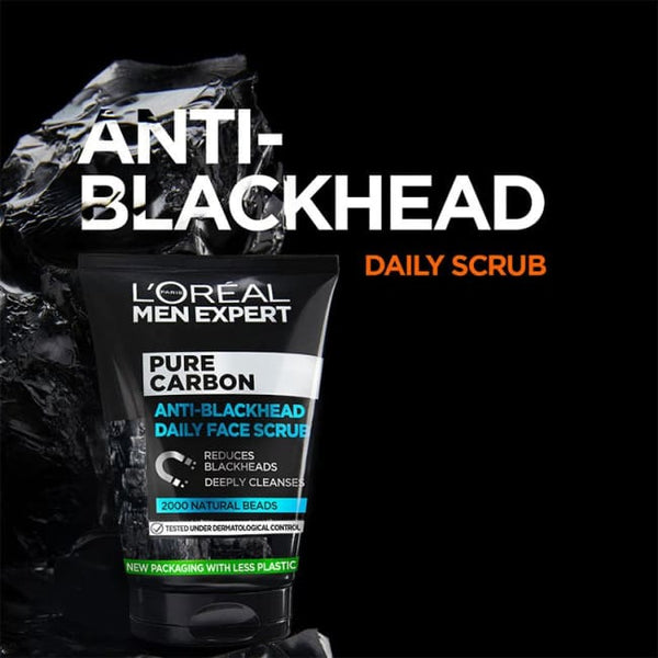 L’Oréal Paris Men Expert Pure Carbon Anti-Blackhead Daily Face Scrub - Face Scrub
