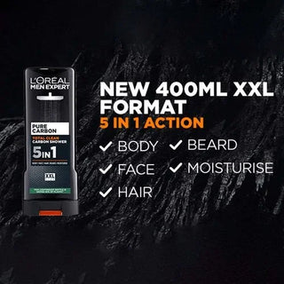 L’Oréal Paris Men Expert Pure Carbon Shower Gel - 400ml - Body Wash
