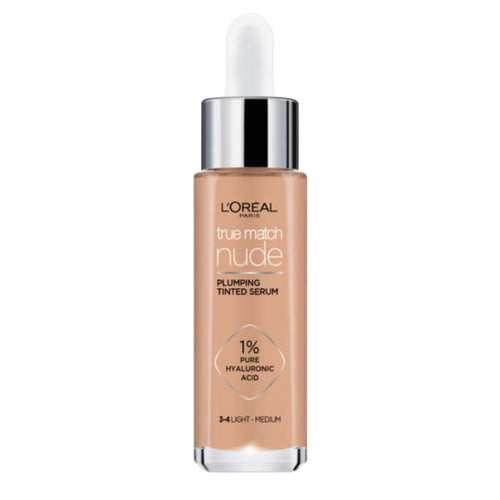 L’Oréal Paris True Match Nude Tinted Serum Light-Medium 3-4 - Foundation