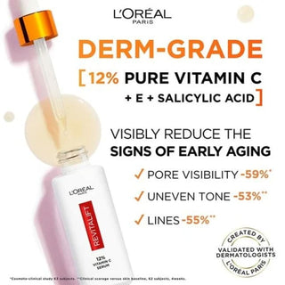 L’Oréal Paris Vitamin C 12% Pure Brightening Face Serum - Serum