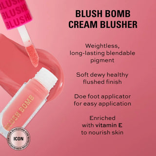 Makeup Revolution Blush Bomb Cream Blusher - Peach Filter - Blush