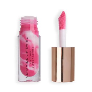 Makeup Revolution Ceramide Swirl Lip Gloss - Berry Pink - Lip Gloss