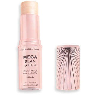 Makeup Revolution Glow Mega Beam Stick Highlighter - Gold - Highlighter