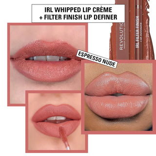Makeup Revolution IRL Whipped Lip Crème - Espresso Nude - Lipstick