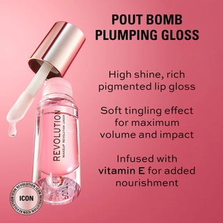 Makeup Revolution Pout Bomb Plumping Lipgloss - Sauce - Lip Gloss