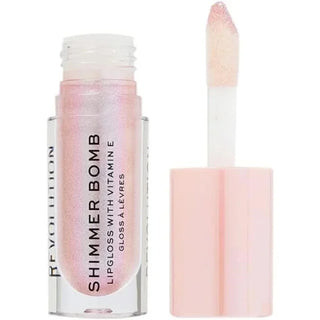 Makeup Revolution Shimmer Bomb Lip Gloss - Sparkle Pink - Lip Gloss