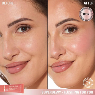 Makeup Revolution Superdewy Liquid Blush - Flushing For You - Blush