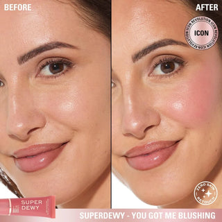 Makeup Revolution Superdewy Liquid Blush - You Got Me Blushing - Blush